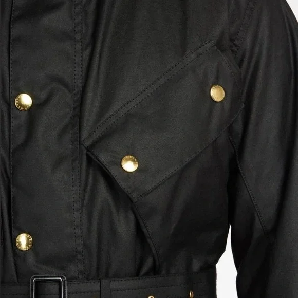Barbour International Original Waxed Cotton Jacket M - Picture 10 of 15